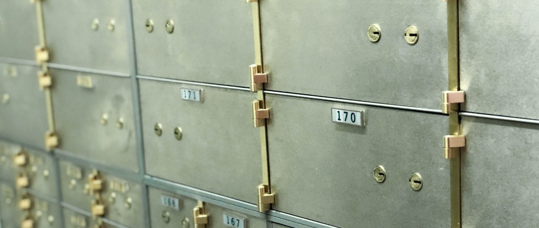 safe deposit boxes